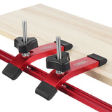 VEIKO Quick-Action T-Track Clamps (2 Pack) - Secure Workpieces for Routing, Drilling, and More