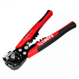 All-in-One Wire Wizard: KAIWEETS KWS-103 Stripper & Crimper (Red)