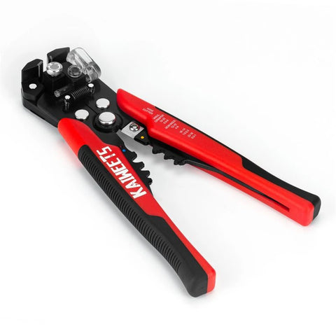 All-in-One Wire Wizard: KAIWEETS KWS-103 Stripper & Crimper (Red)